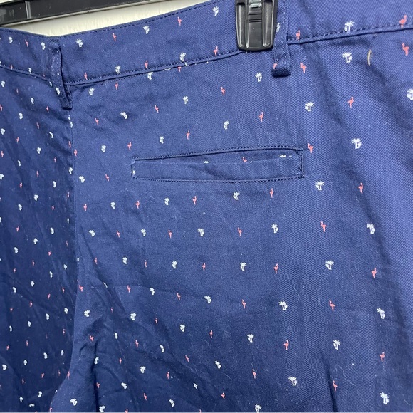 Public Record Shorts Men’s Size 40 Blue Palm Trees And Flamingos Print Bermuda - Picture 5 of 5